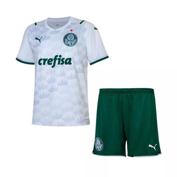 Camiseta Palmeiras Segunda equipo Niño 2021-22 Blanco